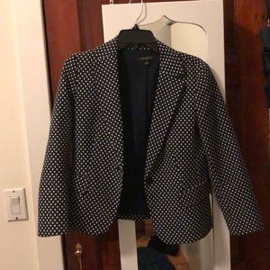 Ann Taylor Polka Dot Blazer